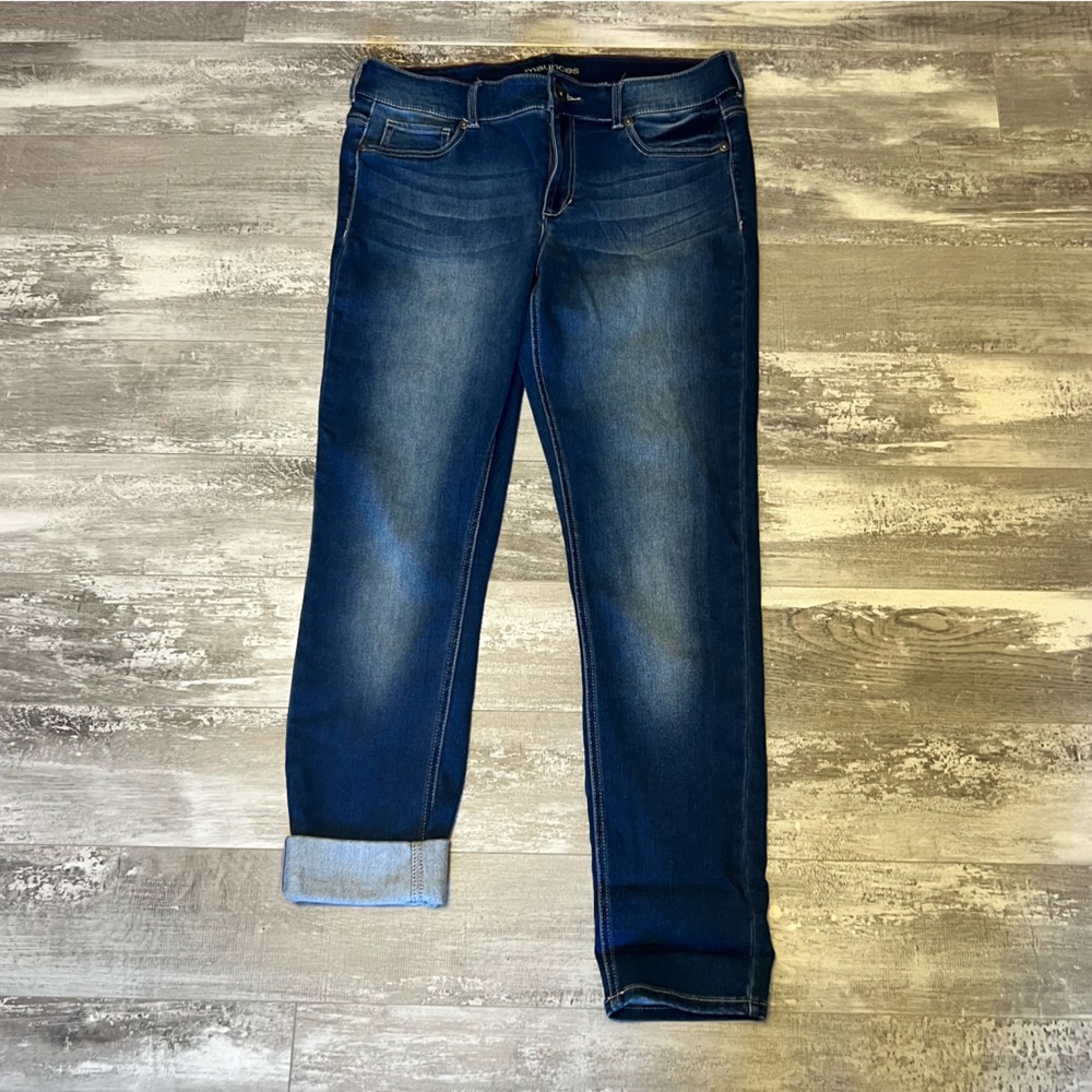 Maurices Dark Wash Stretchy Jeans